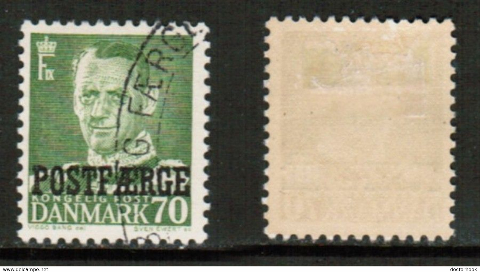 DENMARK   Scott # Q 39 USED (CONDITION AS PER SCAN) (Stamp Scan # 864-17) - Colis Postaux