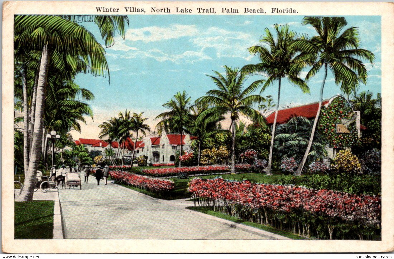 Florida Palm Beach Winter Villas Along North Lake Trail - Palm Beach