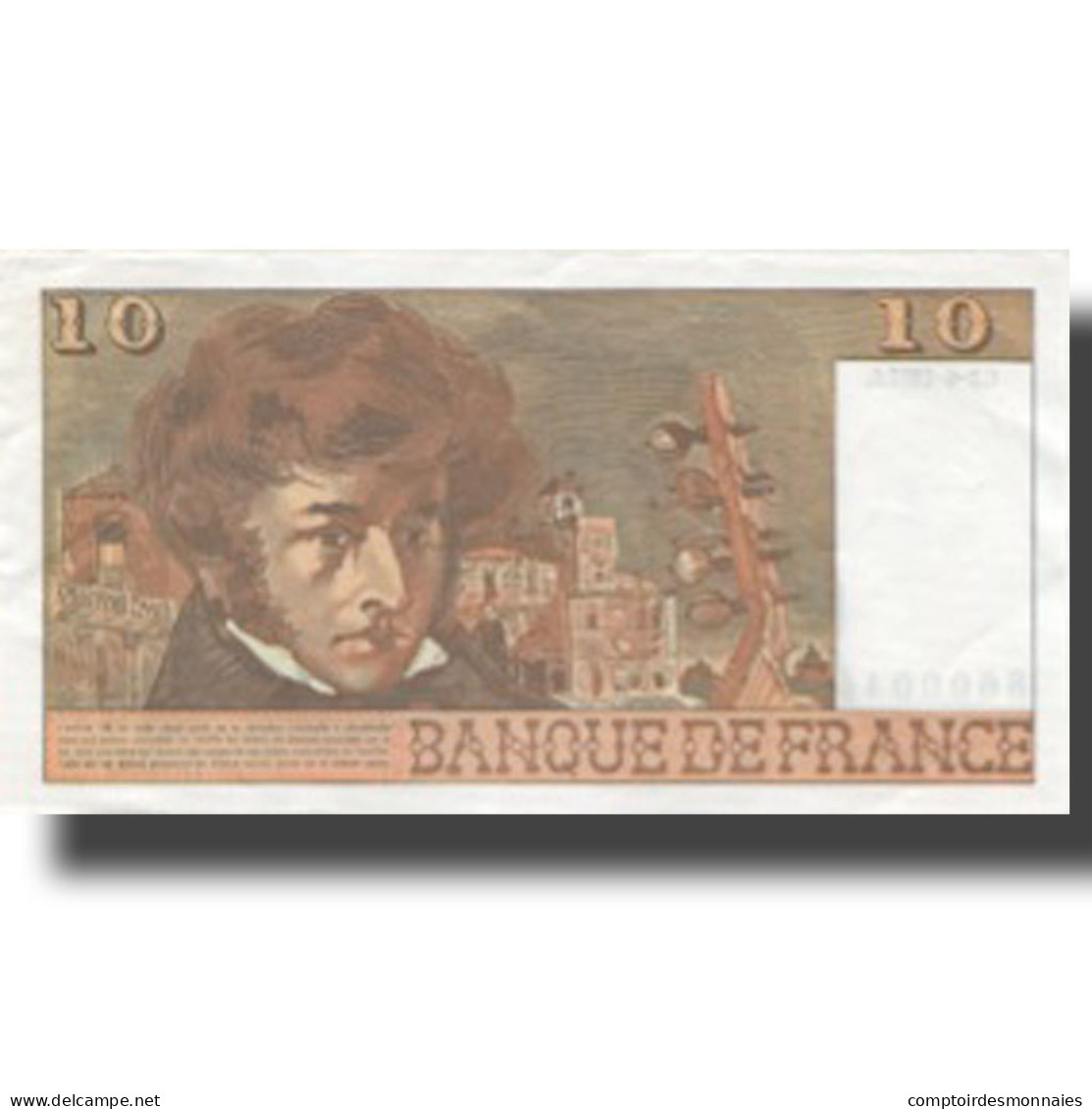 France, 10 Francs, Berlioz, 1977, 1977-06-02, SPL, Fayette:63.22, KM:150c - 10 F 1972-1978 ''Berlioz''
