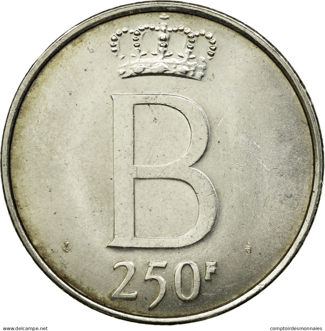 Monnaie, Belgique, 250 Francs, 250 Frank, 1976, TTB+, Argent, KM:157.1 - 250 Frank