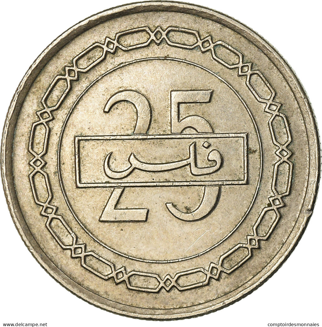 Monnaie, Bahrain, 25 Fils, 1992/AH1412, TTB, Copper-nickel, KM:18 - Bahreïn