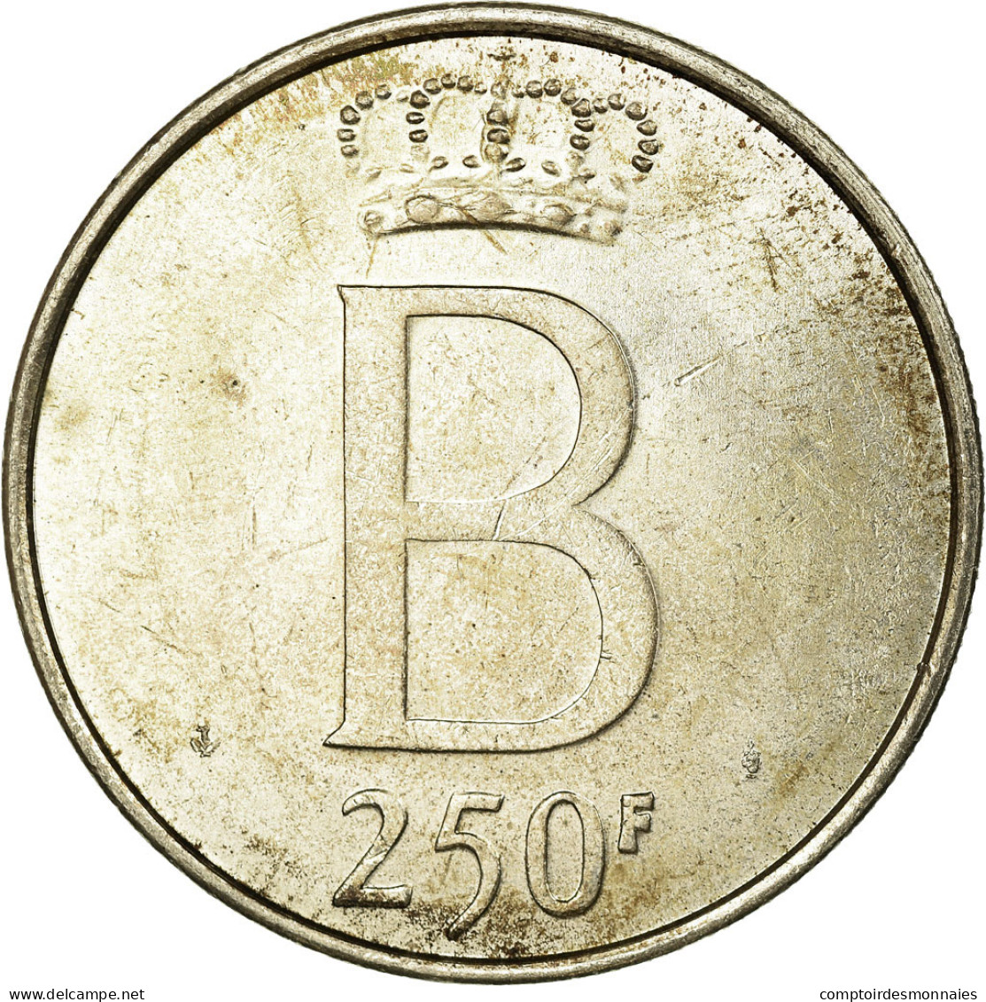 Monnaie, Belgique, 250 Francs, 250 Frank, 1976, TTB+, Argent, KM:157.1 - 250 Francs