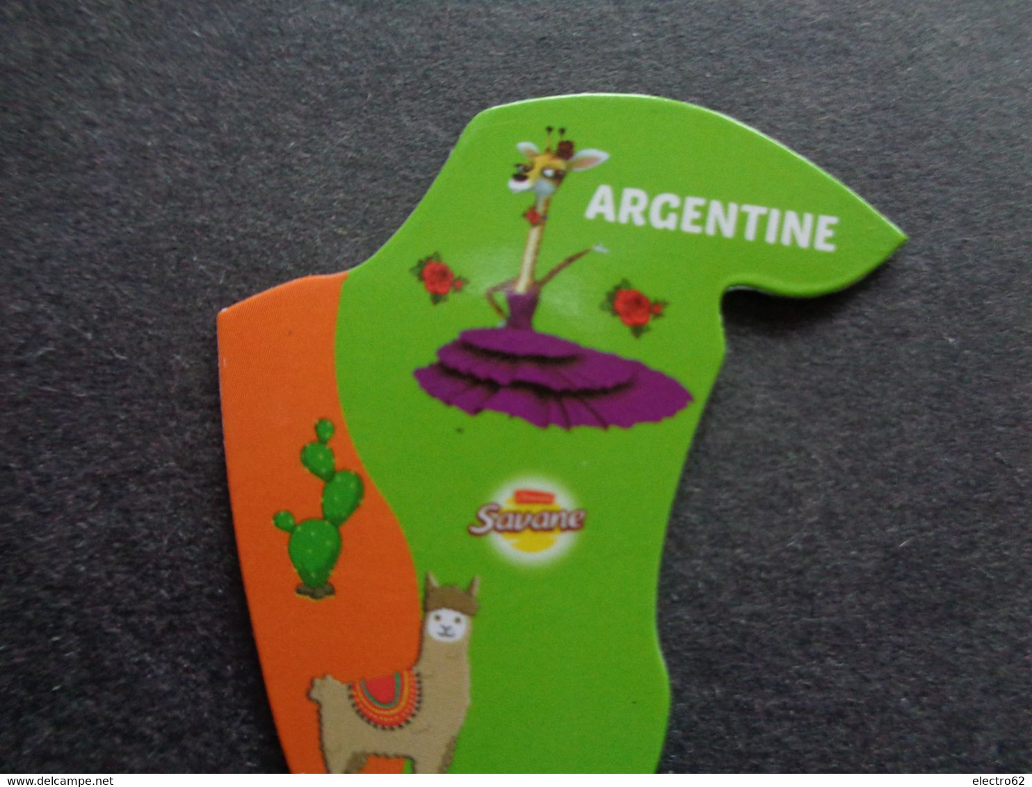 Magnet Brossard Savane Argentine Argentina Argentinien Ushuaïa Lama Girafe Manchot Phoque Seal Sello Pingüïno - Tourisme