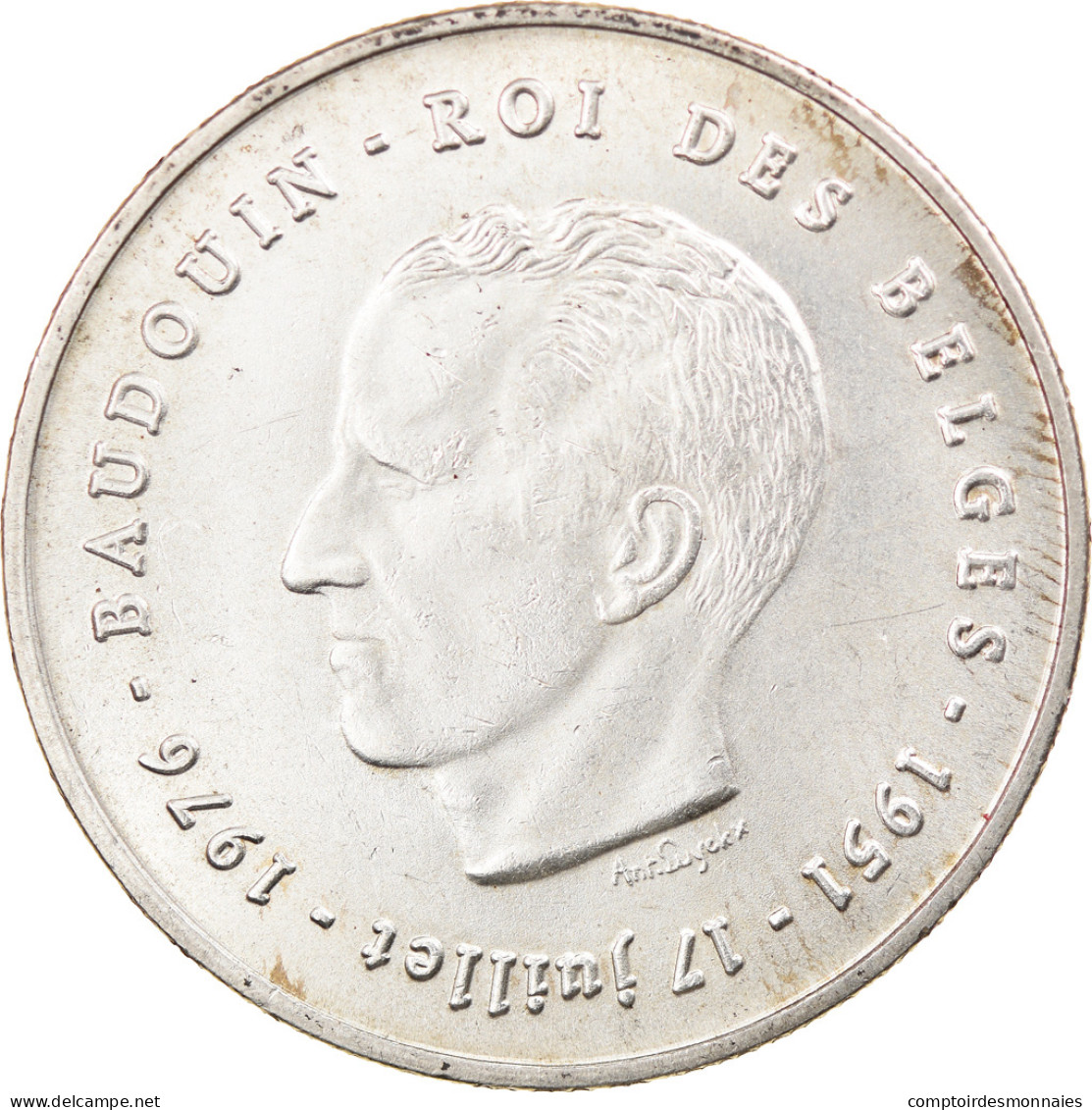 Monnaie, Belgique, 250 Francs, 250 Frank, 1976, TTB+, Argent, KM:157.1 - 250 Francs