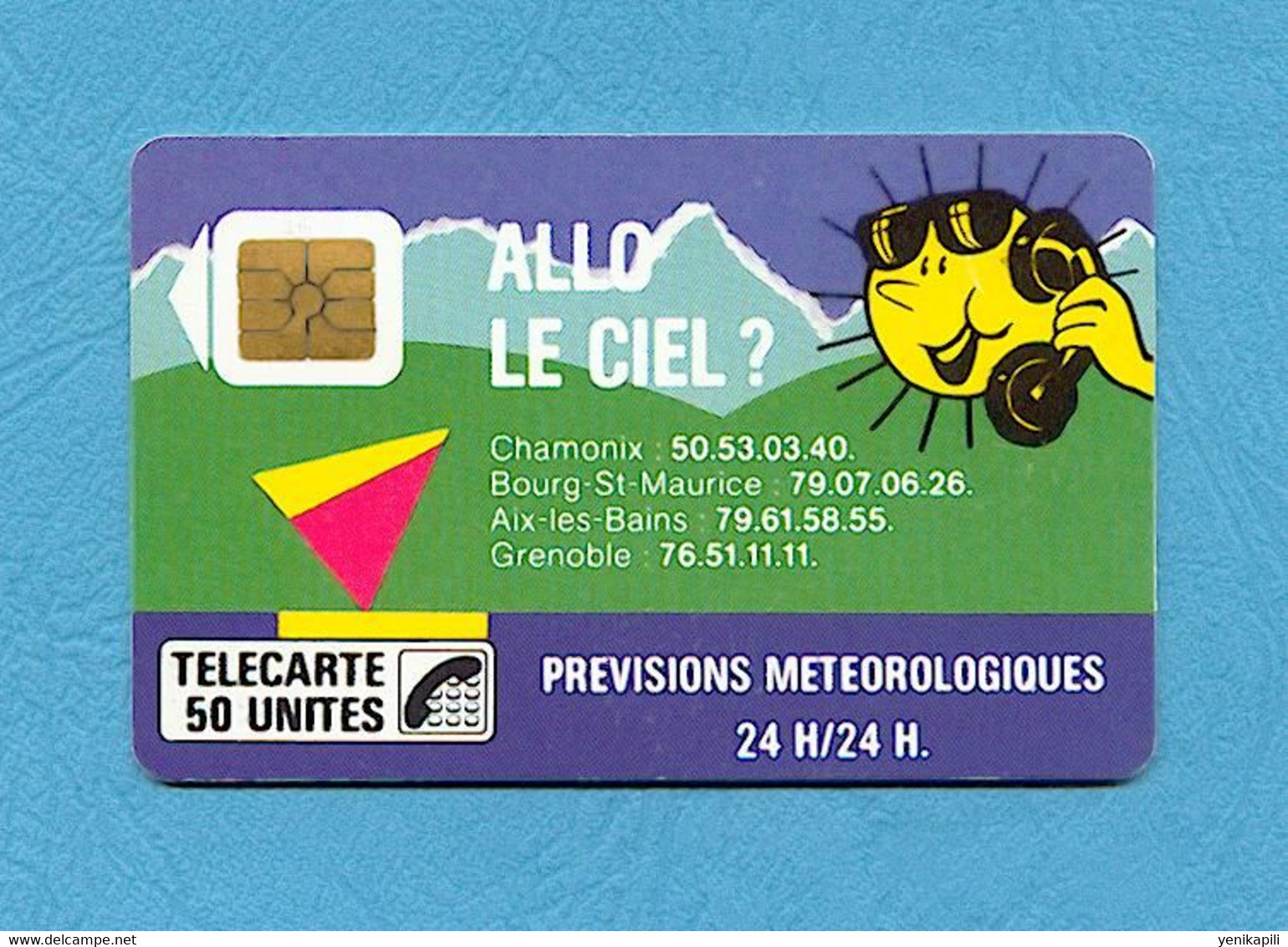 ( 5871 ) - ALLO LE CIEL - 50.U - ( F 25 ) - SO2 - *** TBE *** - Envoi Recommander Inclus Dans Le Prix . - 1988