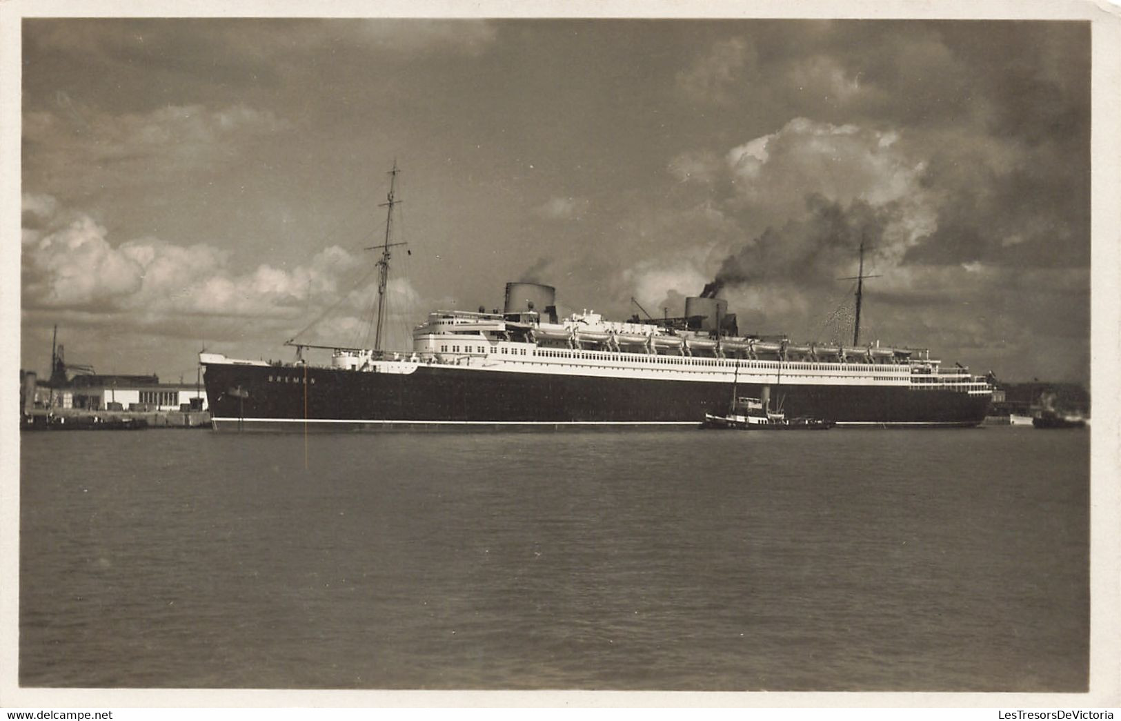 CPA - Turbinen Schnelldampfer Bremen - Bateau à Vapeur Le Plus Rapide Du Monde - Edit. Hans Andres - Phot. Hans Hartz - Paquebote