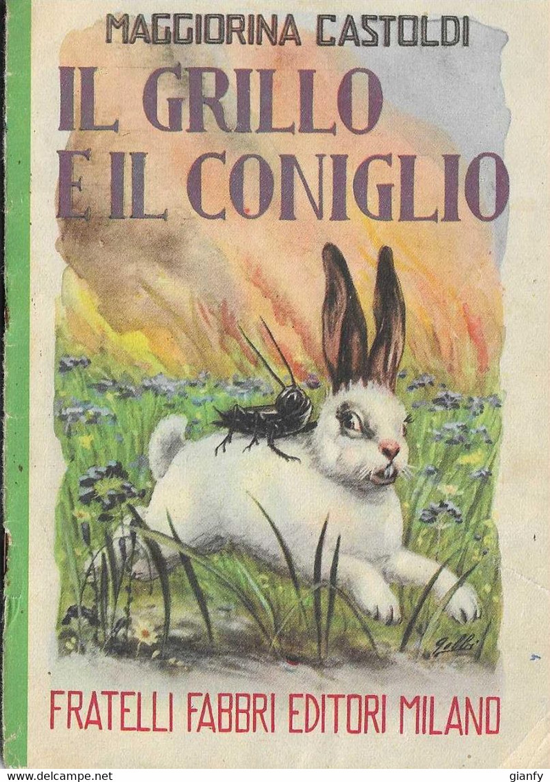 MAGGIORINA CASTOLDI - IL GRILLO E IL CONIGLIO - BIBLIOTECHE DEI FANCIULLI - FRATELLI FABBRI EDITORI MILANO 1954 - Enfants Et Adolescents