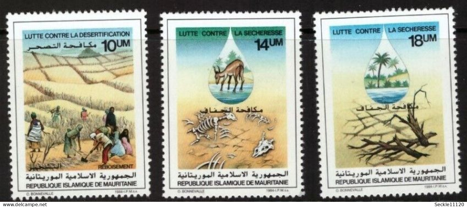 Mauritanie Mauritania - 1985 - 561 / 562 / 563 - Série Lutte Contre La Désertification - MNH - Mauritanie (1960-...)