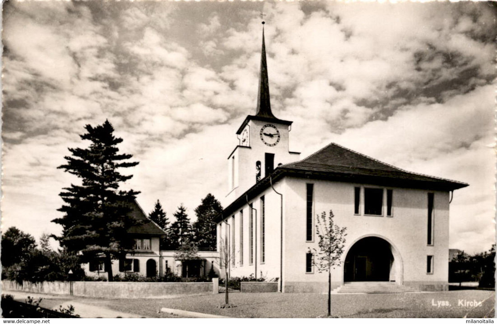 Lyss - Kirche (9952) * 24. 5. 1953 - Lyss