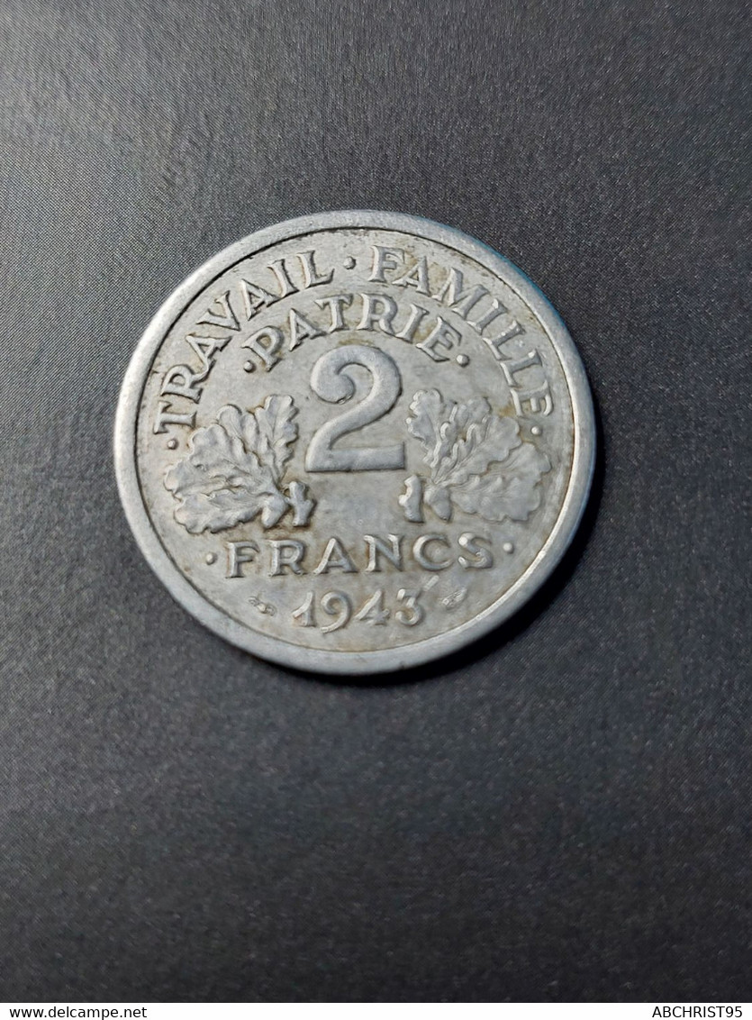 2 FRANCS 1943 B "ALU" - 2 Francs