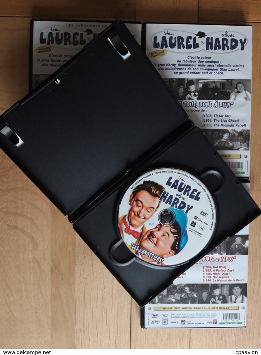 Coffret 4DVD; Les Aventures De Laurel Et Hardy, Les Carotiers, Les Rois De La Gaffe, Bon à Tout Bon à Rien - Children & Family