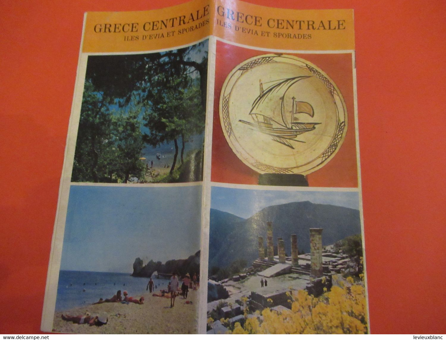 GRECE/ Grèce Centrale/ Iles D'Evia Et Sporades / Illustré, Avec Liste Des Hotels / 1969              PGC475 - Reiseprospekte