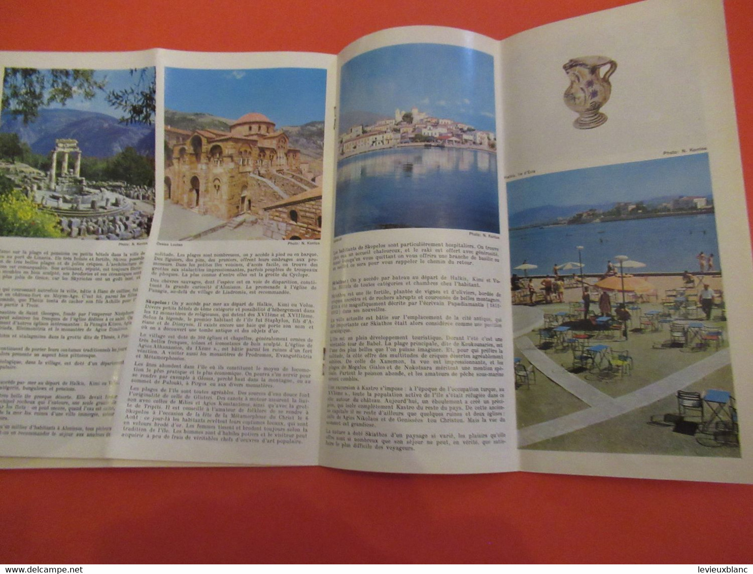 GRECE/ Grèce Centrale/ Iles d'Evia et Sporades / Illustré, avec liste des hotels / 1969              PGC475