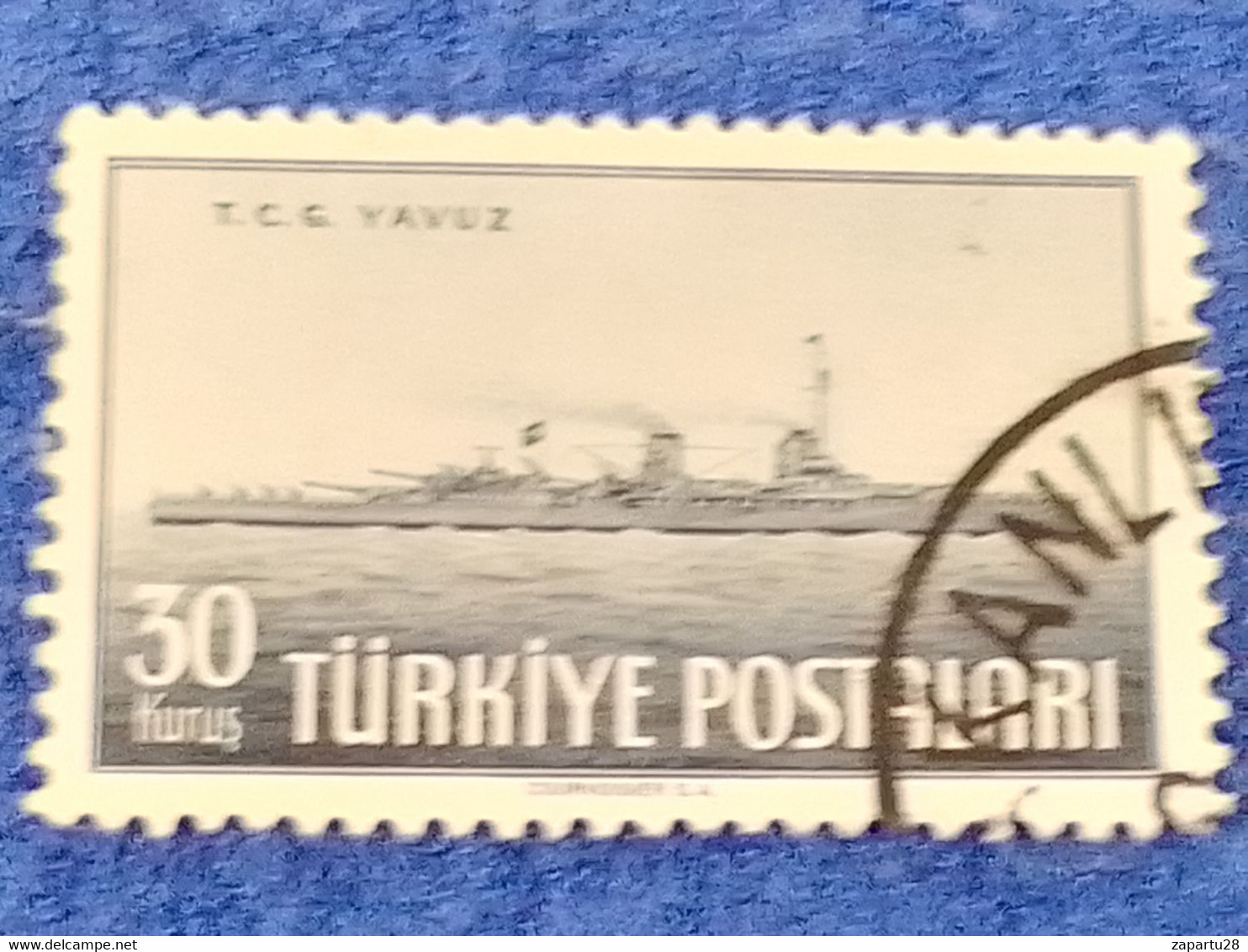 TÜRKİYE.-1940-50-  40K  NAVY DAY  DAMGALI - Used Stamps
