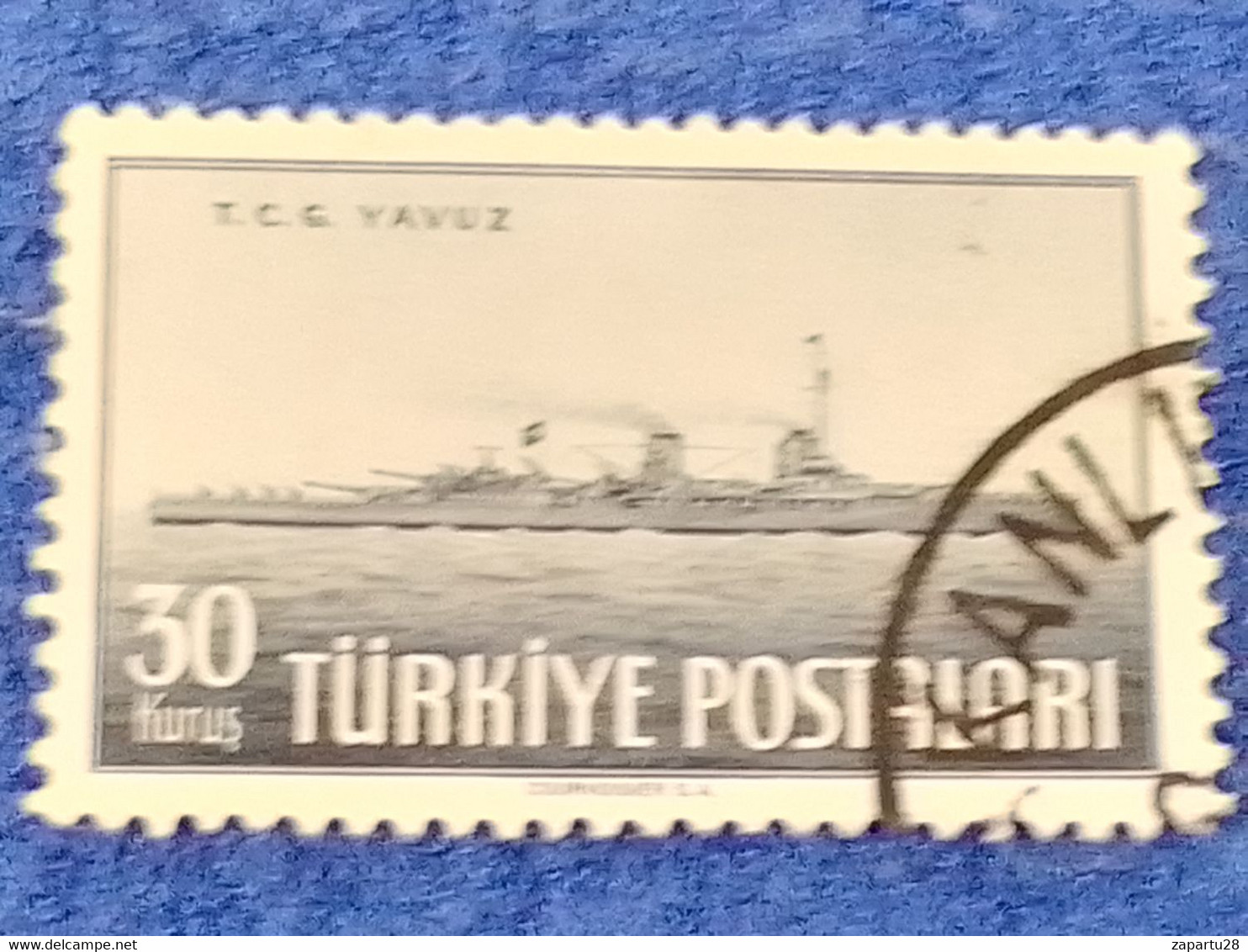 TÜRKİYE.-1940-50-  40K  NAVY DAY  DAMGALI - Oblitérés