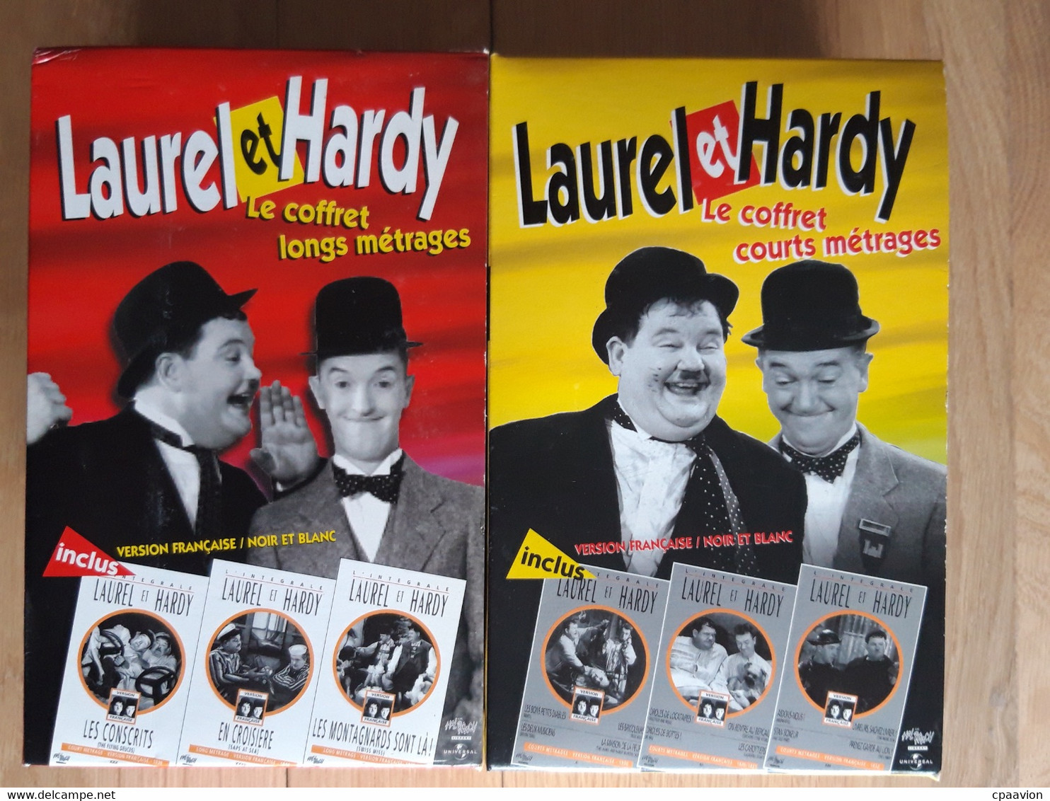 2 COFFRETS; 6 CASSETTES LAUREL ET HARDY - Enfants & Famille