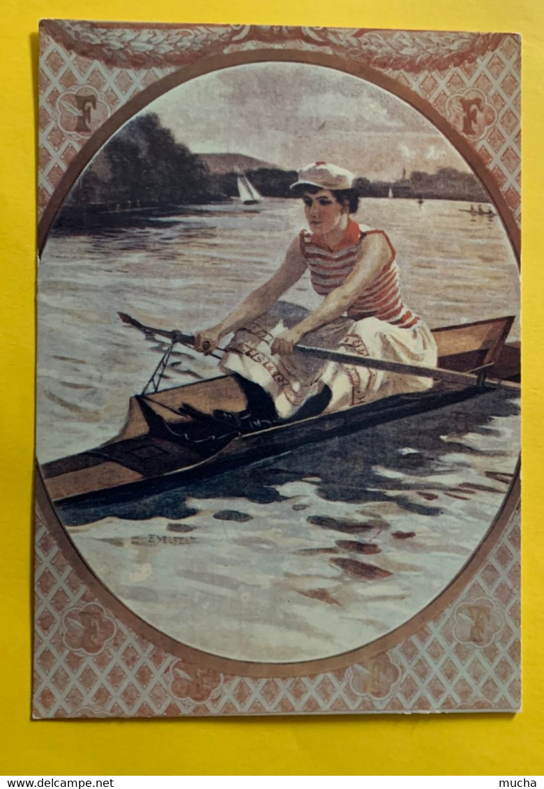 18676 -  Aviron Skiff Femme (reproduction D'affiche) - Roeisport