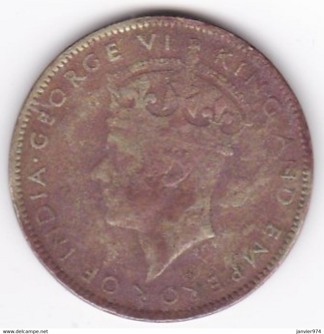 Jamaïque 1 Penny 1938 George VI , En Laiton Nickel , KM# 32 - Jamaica