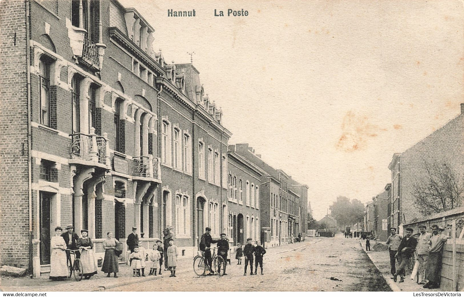 Belgique -  Liège - La Poste - Edit. Flamand Godfrin - Animé - Vélo - Enfant - Carte Postale Ancienne - Hannut