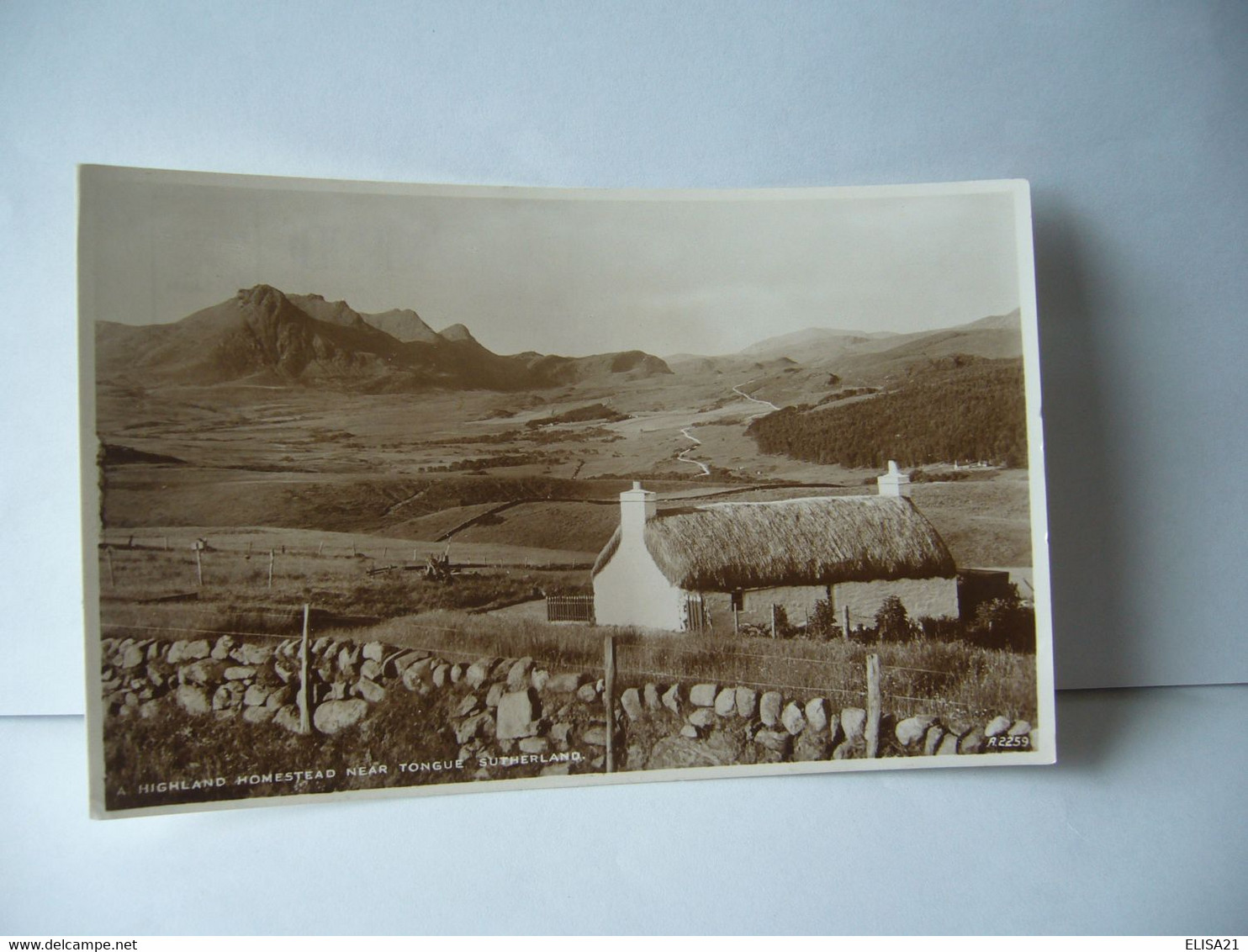 A HIGHLAND HOMESTEAD NEAR TONGUE SUTHERLAND ECOSSE SCOLAND CPA - Sutherland