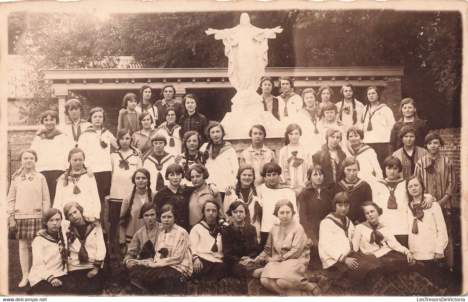 Belgique - Liège - Hannut - Carte Photo - Pensionnat Des Soeurs Du Saint Coeur De Marie - 1928 - Carte Postale Ancienne - Hannut