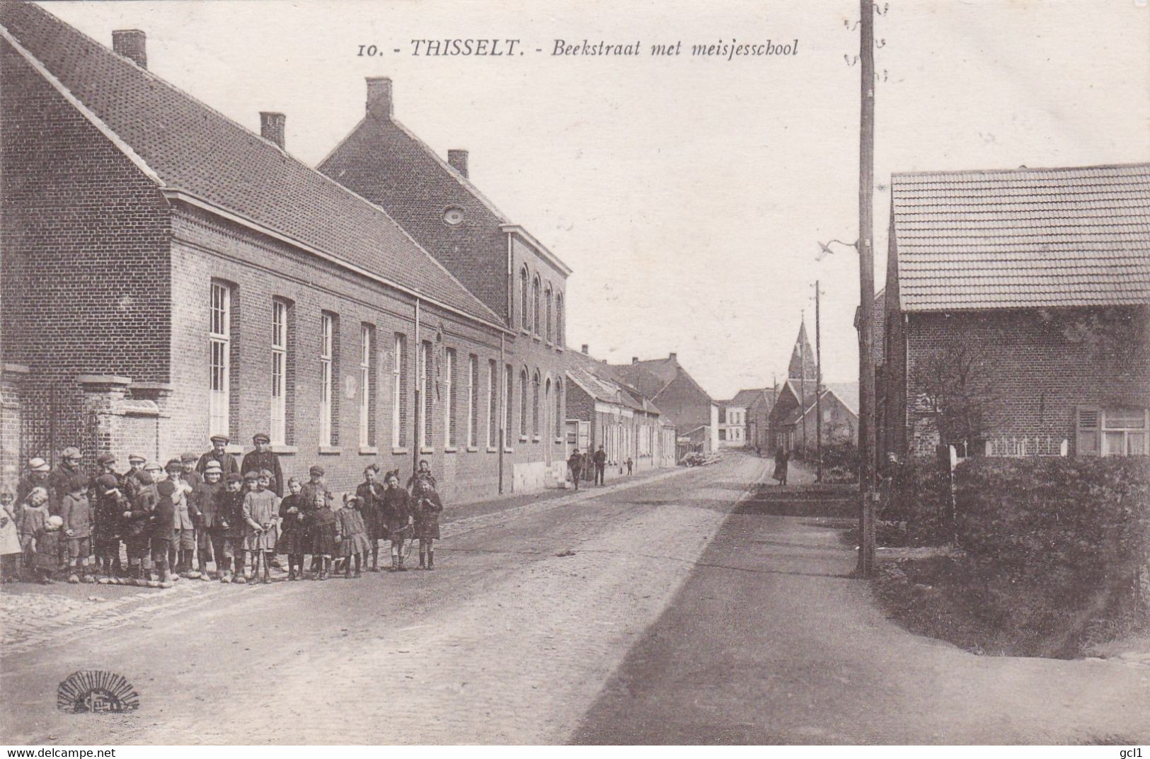 Willebroek - Tisselt - Berkstraat Met Meisjesschool - Willebroek