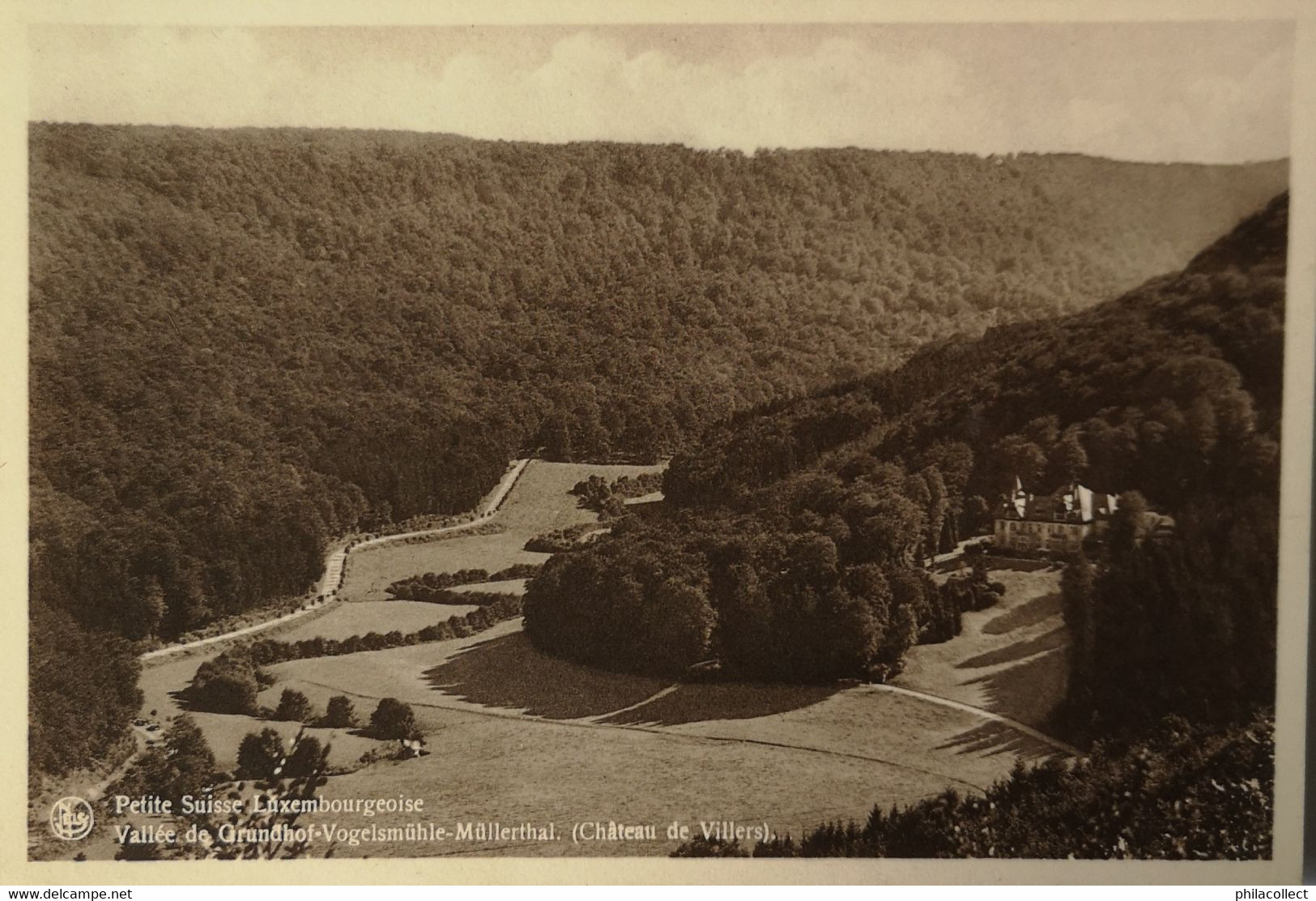 Luxembourg Vallee De Grundhof - Vogelsmuhle - Mullerthal "Chateau De Villers" 19?? - Müllerthal