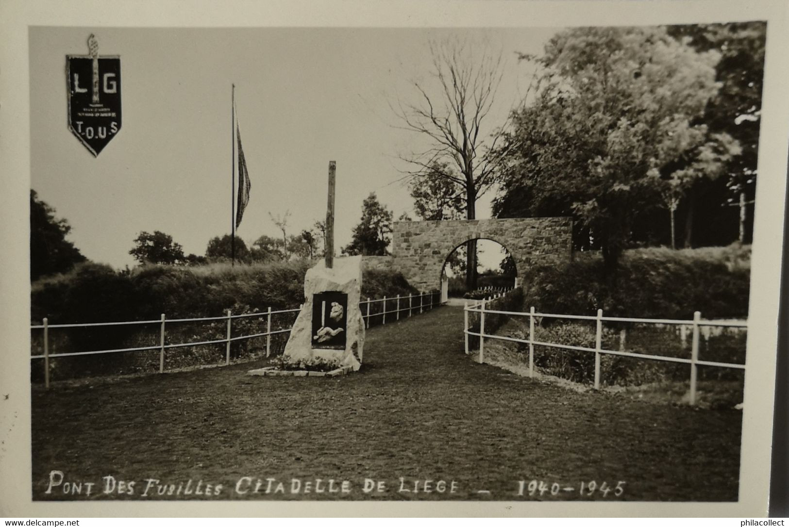 1940 - 1945 Carte Photo Liege Belgique Citadelle // Pont Des Fusilles 19?? - Guerre 1939-45