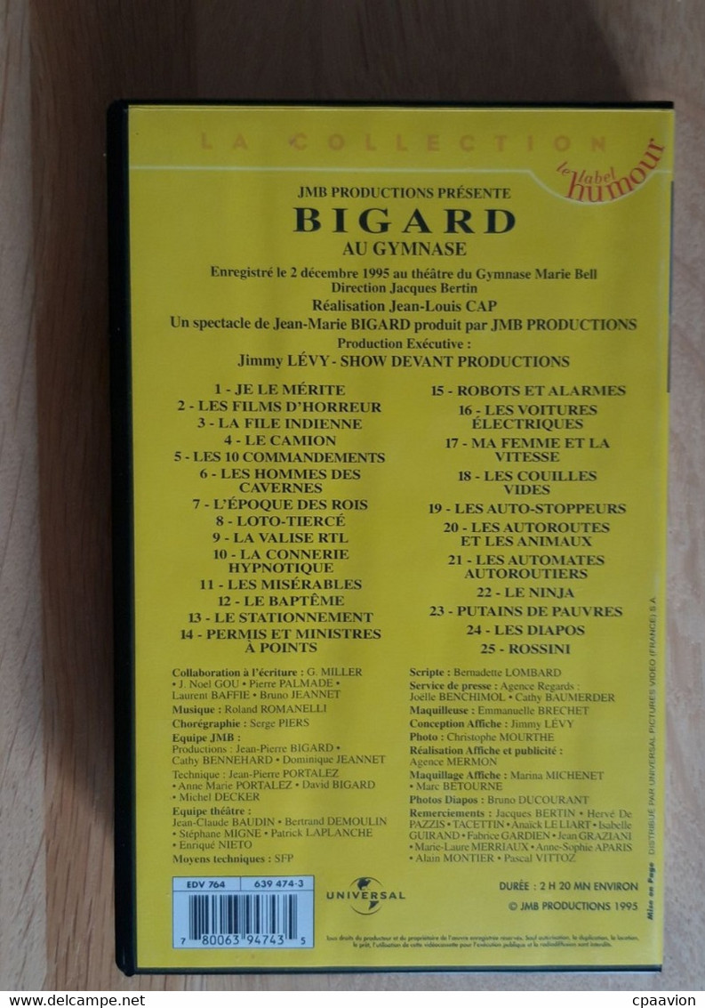 BIGARD; NOUVEAU SPECTACLE - Altri & Non Classificati