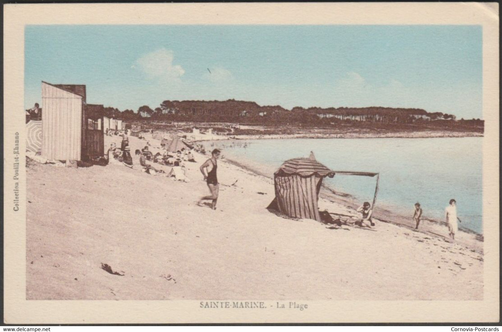 La Plage, Sainte-Marine, C.1930s - Pouillot-Ehanno CPSM - Combrit Ste-Marine