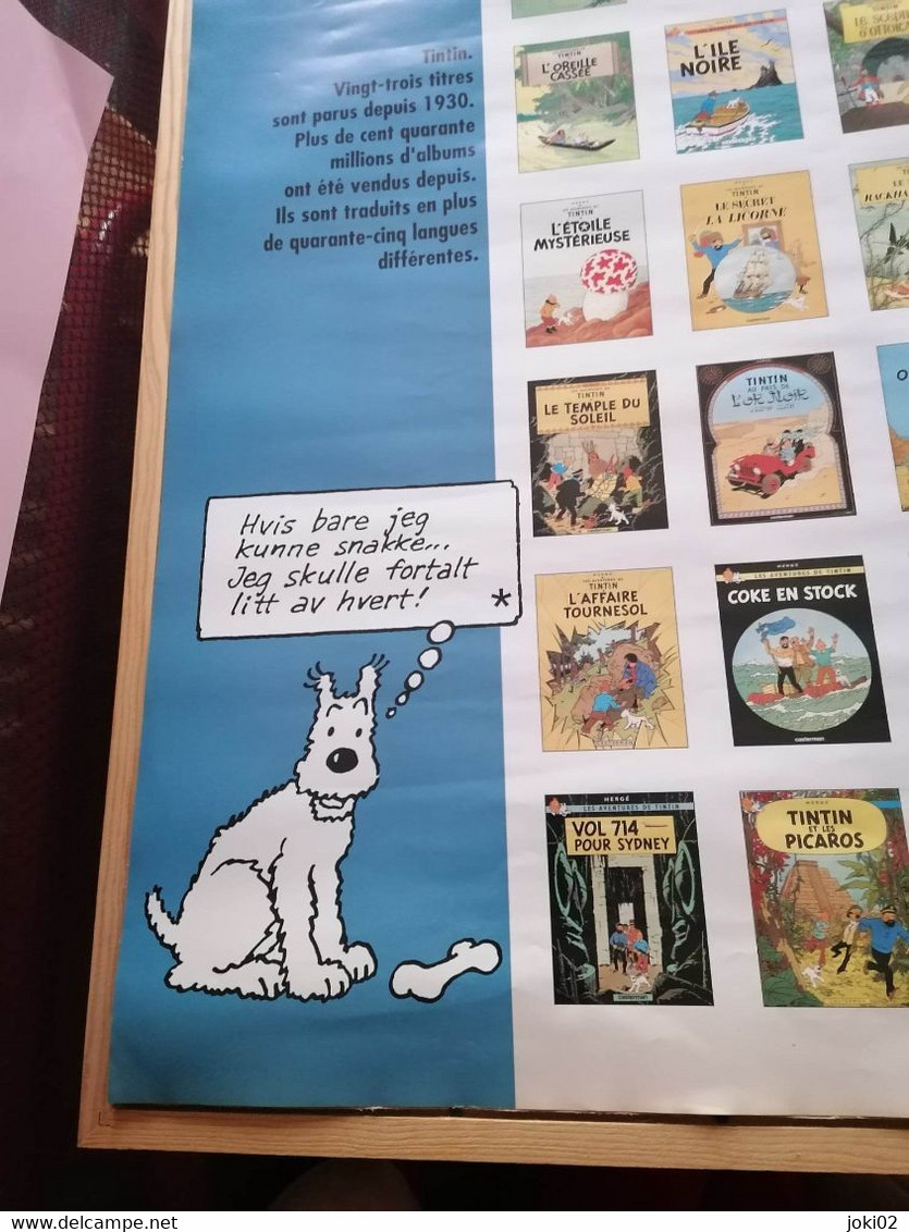 Tintin ,hors Commerce- Rare Affiche D Expo(13) - Posters