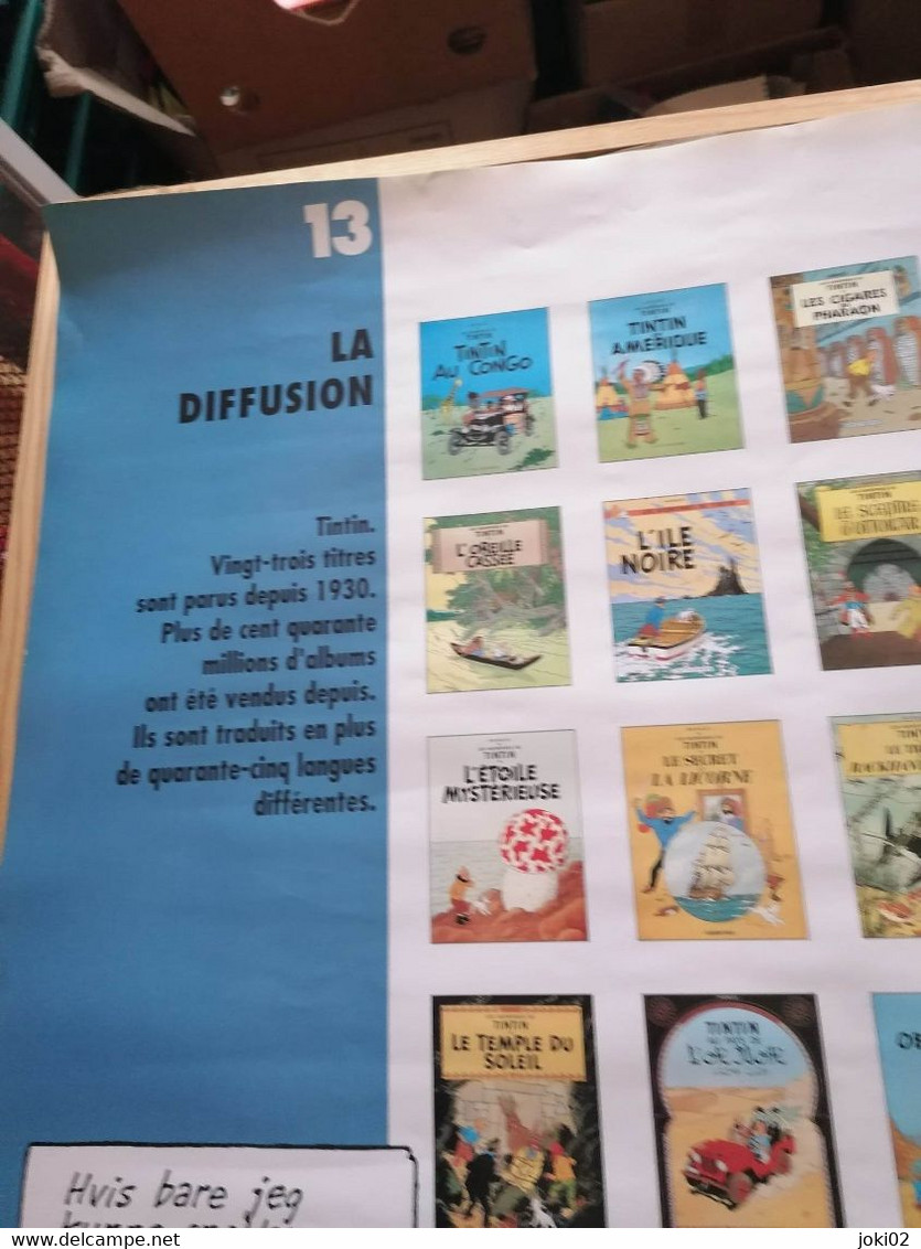 Tintin ,hors Commerce- Rare Affiche D Expo(13) - Posters