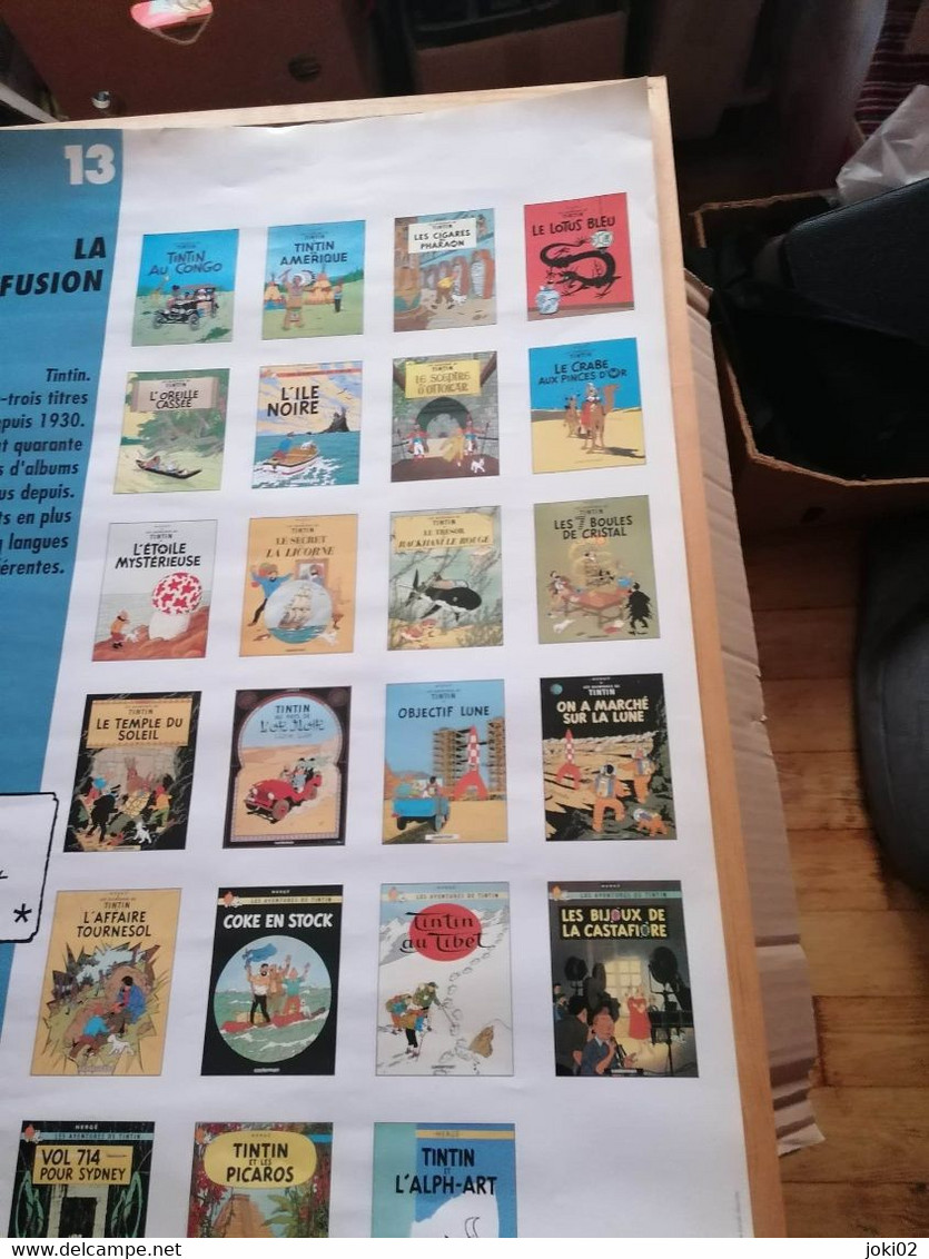 Tintin ,hors Commerce- Rare Affiche D Expo(13) - Afiches & Offsets