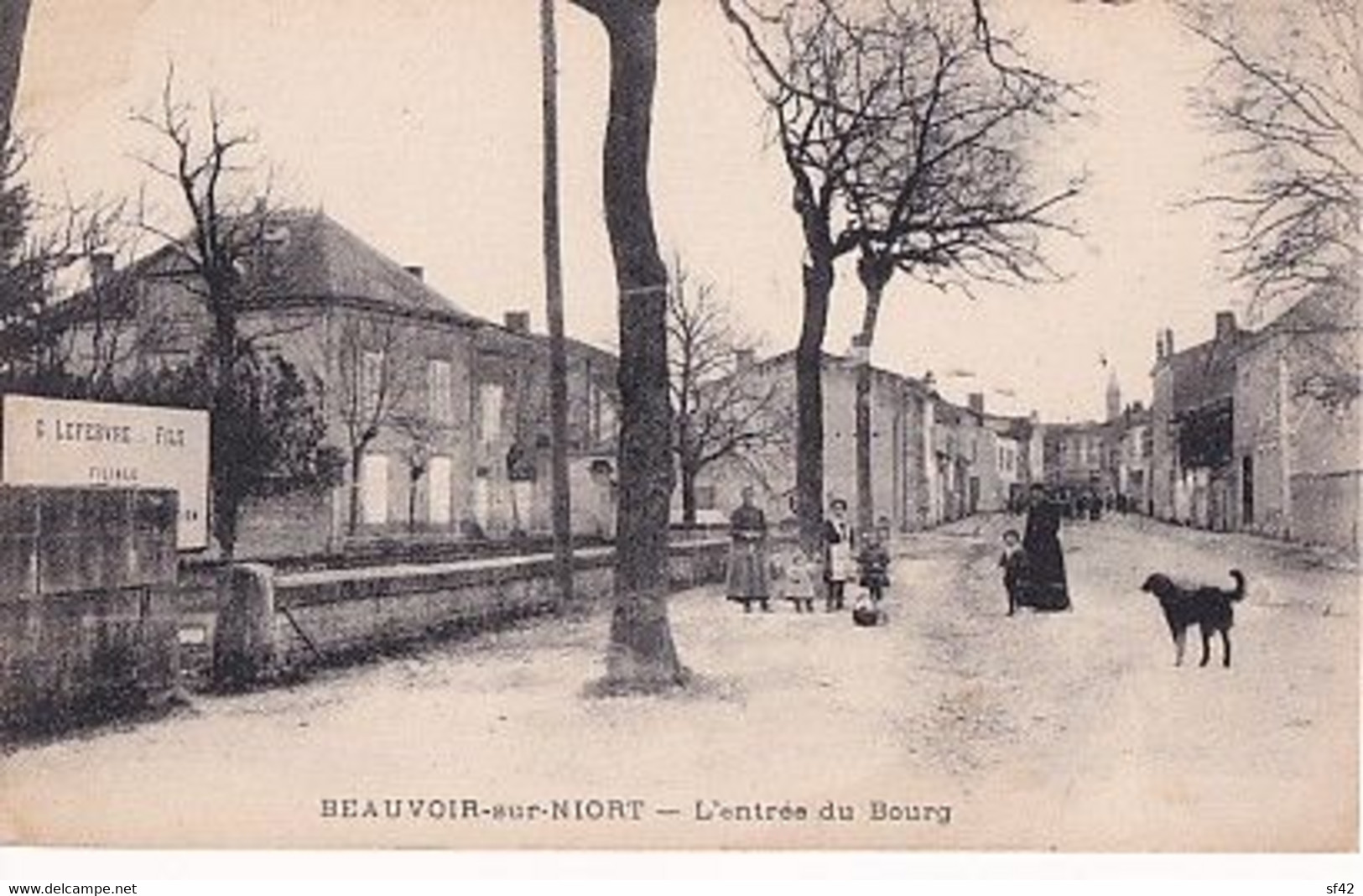 BEAUVOIR SUR NIORT              ENTREE DU BOURG - Beauvoir Sur Niort
