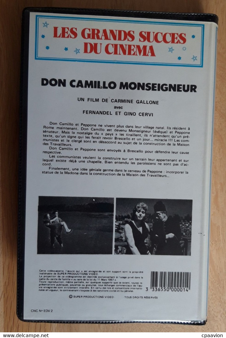 FERNANDEL; DON CAMILLO MONSEIGNEUR - Comedy