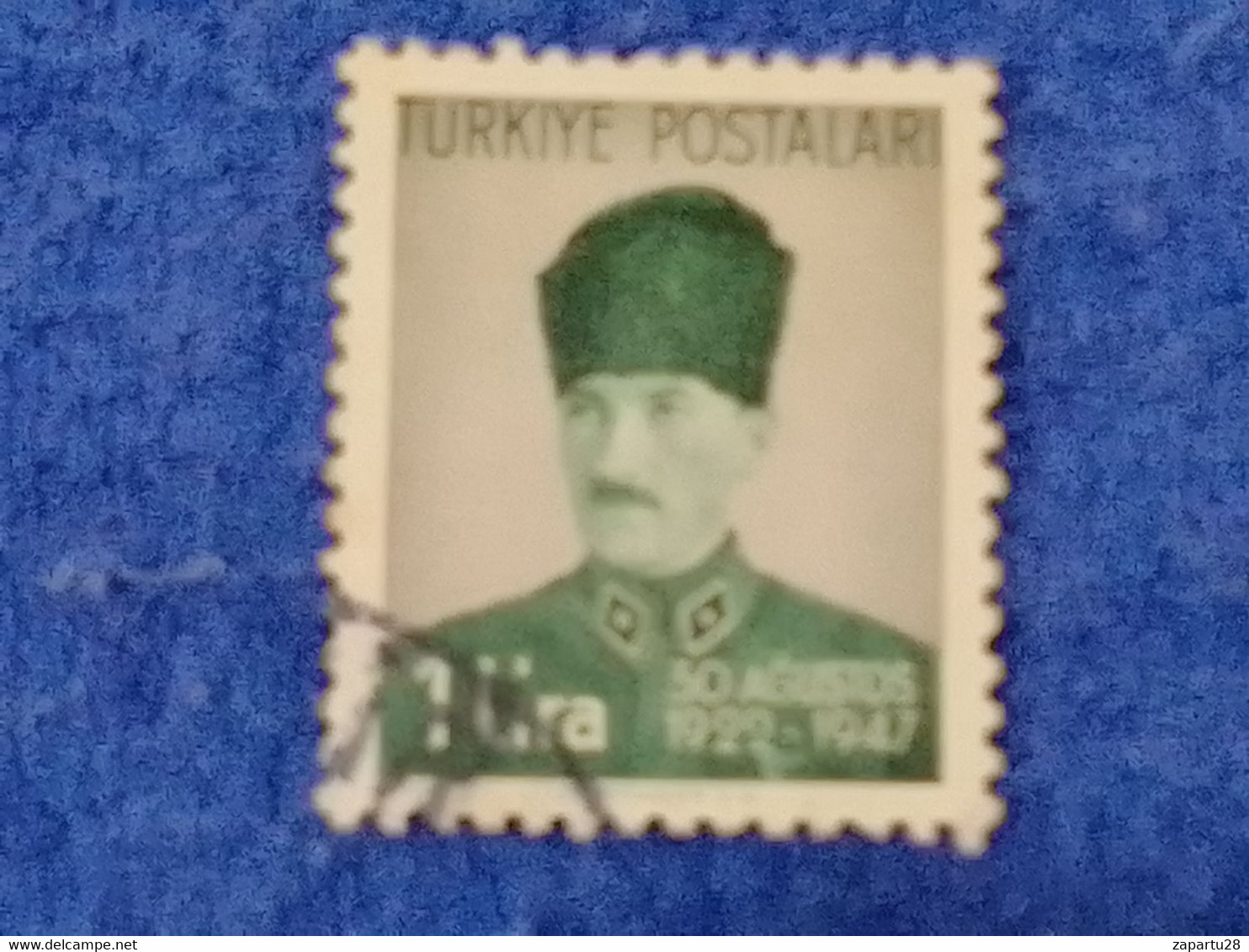 TÜRKİYE.-1940-50-   60K    1LİRA  BATTLE OF DUMLUPINAR  DAMGALI - Gebraucht