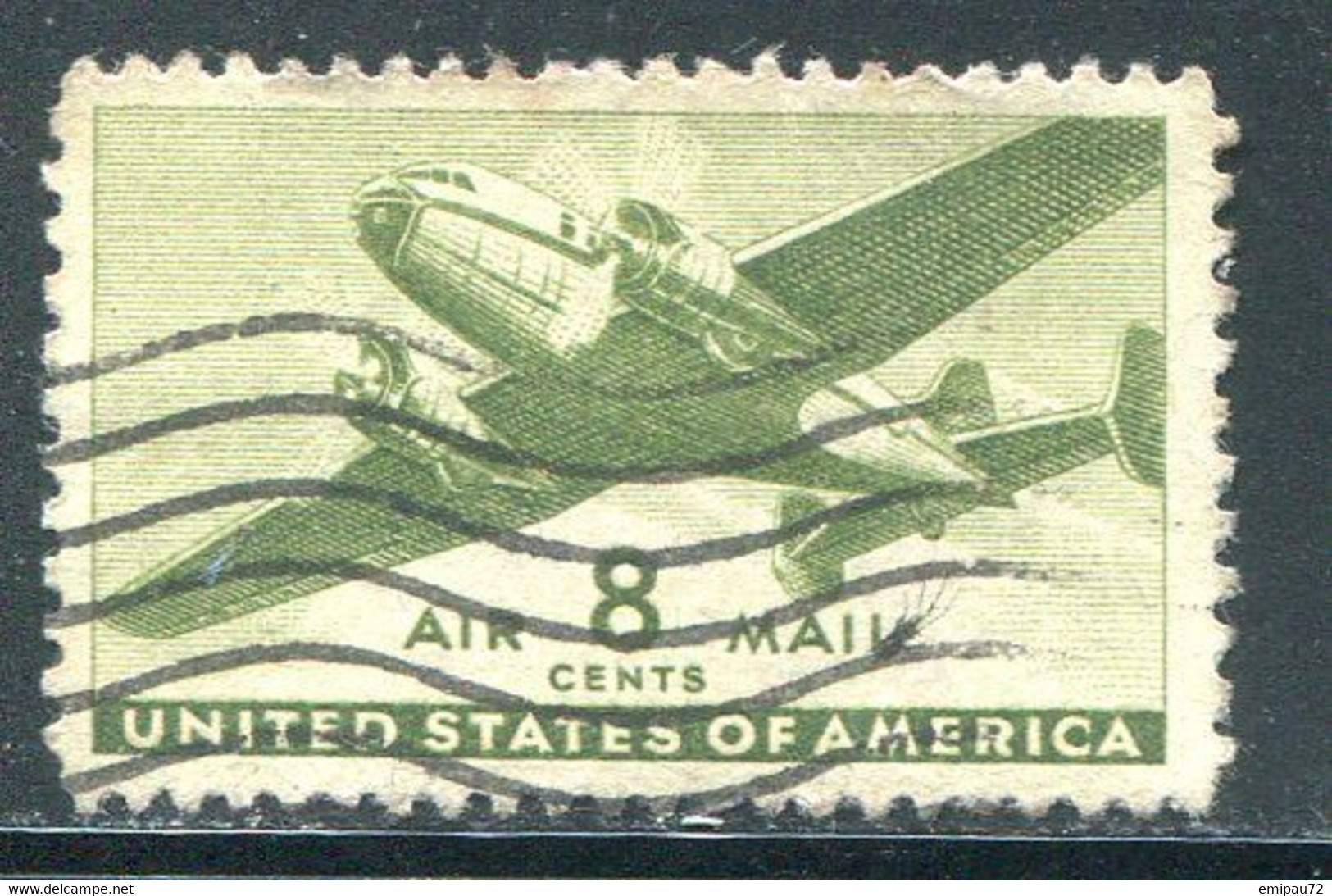 ETATS-UNIS- P.A Y&T N°27- Oblitéré - 2a. 1941-1960 Usados