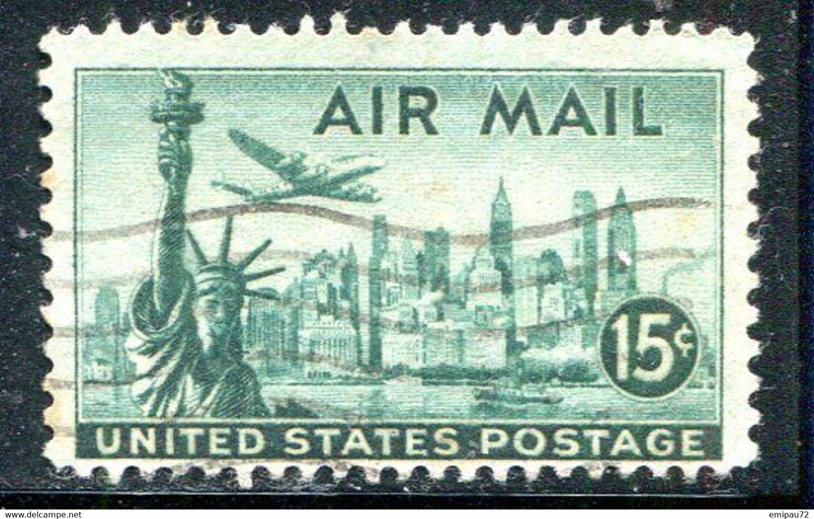 ETATS-UNIS- P.A Y&T N°37- Oblitéré - 2a. 1941-1960 Usados