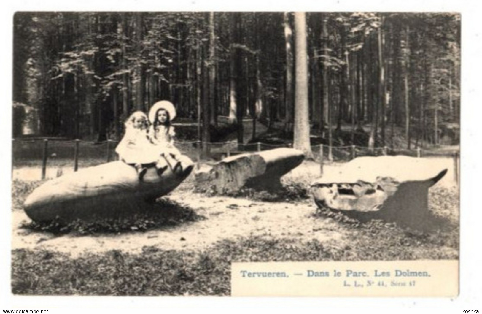 TERVUREN - Dans Le Parc - Les Dolmen - Niet Verzonden - Voorloper - Uitgave : L.L. No 11 Série 17 - Tervuren