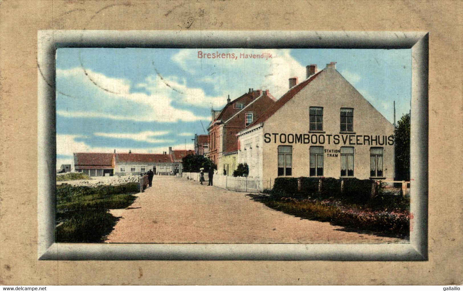 RARE BRESKENS HAVENDIJK STOOMBOOTS - Breskens