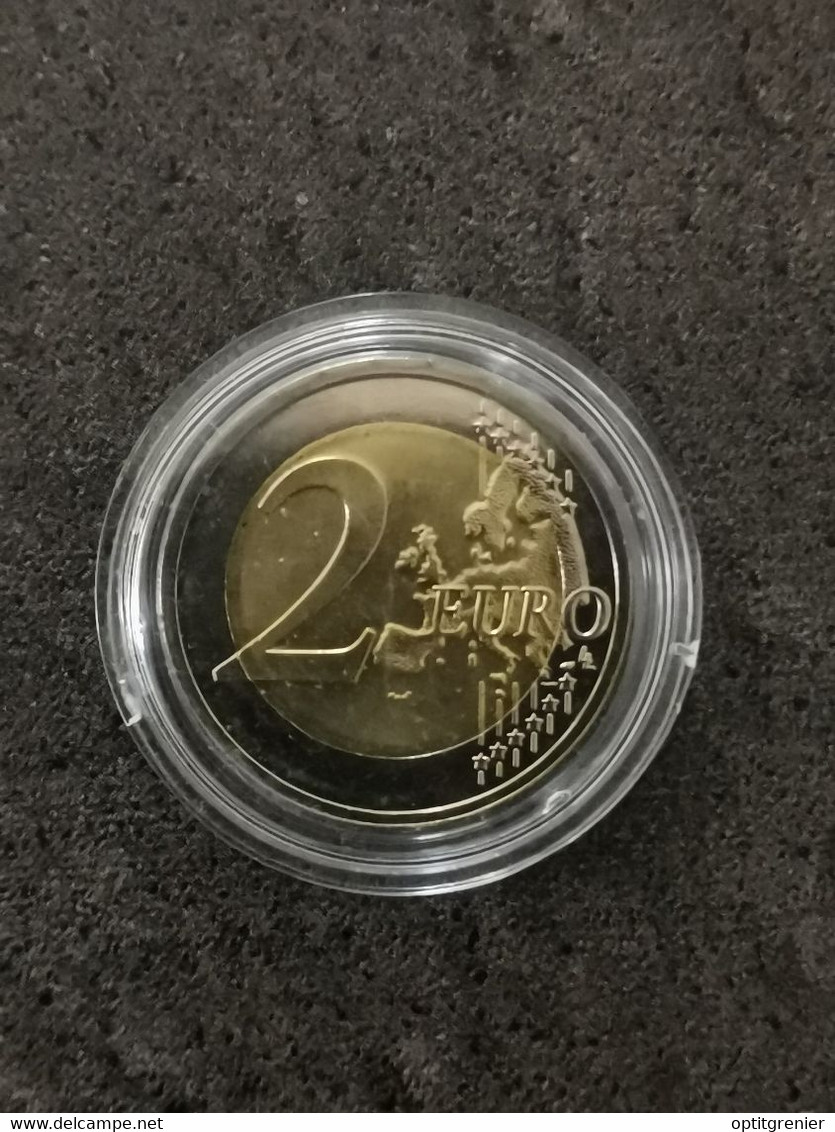 2 EURO LITUANIE 2017 VILNIUS COLORISEE AVEC PLACAGE OR / EUROS LIETUVA - Lituanie