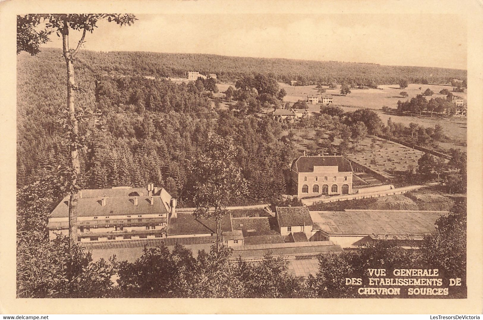 Publicité Chevron - Vue Générale Des établissements De Chevron Source - Phot. Indust.Belge  - Carte Postale Ancienne - Reclame