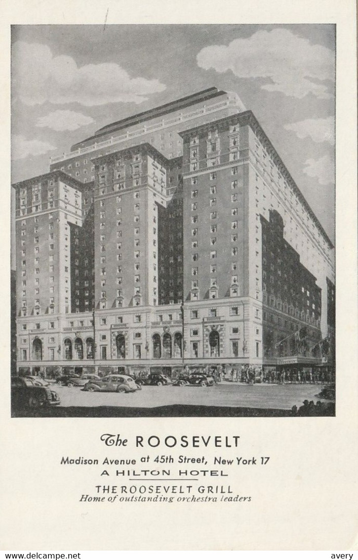 The Roosevelt Madison Avenue At 45th Street, New York A Hilton Hotel - Bar, Alberghi & Ristoranti