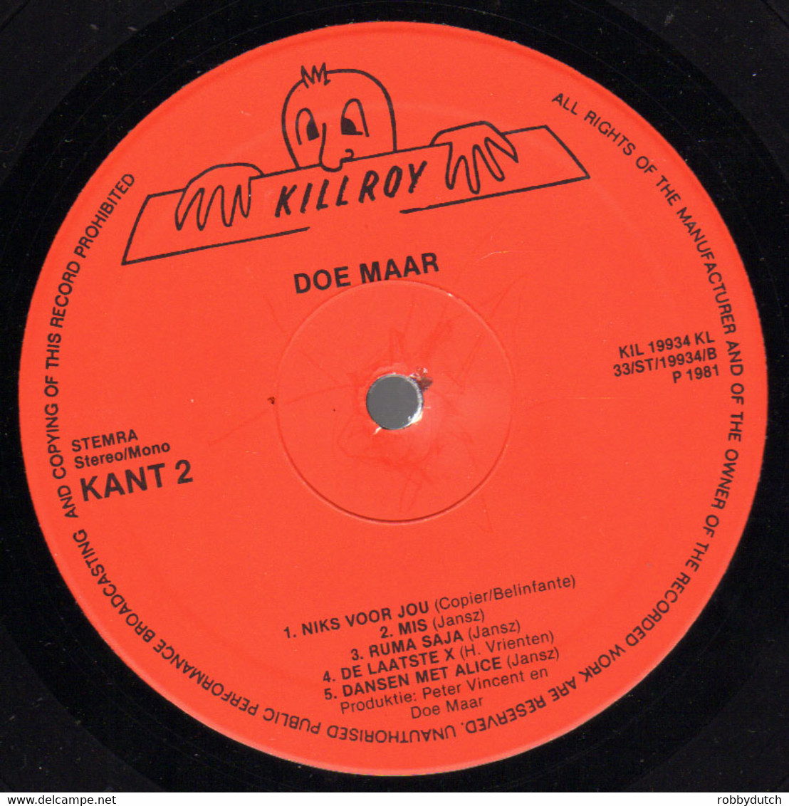 * LP *  DOE MAAR - SKUNK (Holland 1981 EX-) - Sonstige - Niederländische Musik