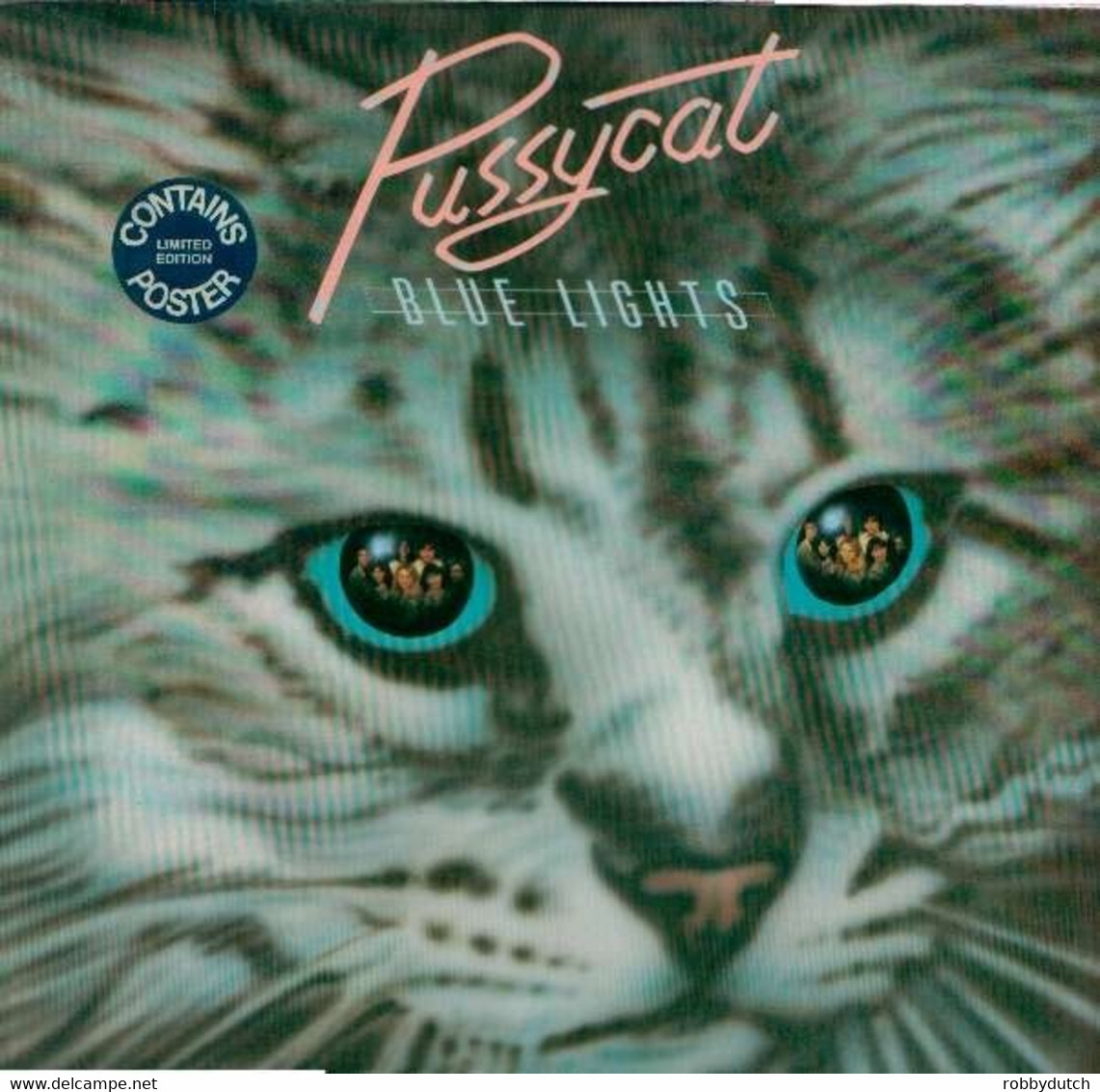 * LP *  PUSSYCAT - BLUE LIGHTS (incl. Poster) (Holland  1981 EX!!) - Country Et Folk