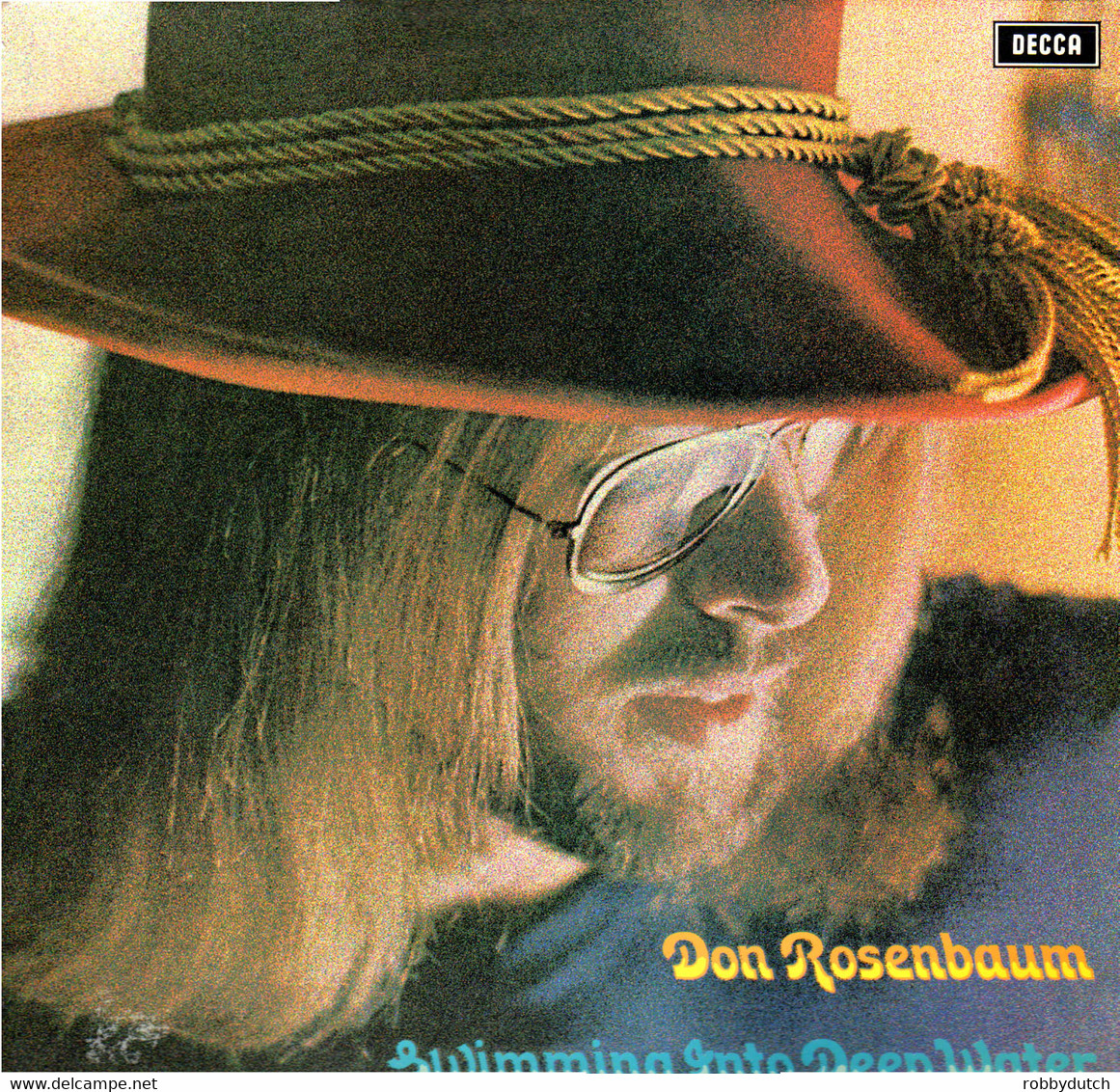 * LP * DON ROSENBAUM - SWIMMING INTO DEEP WATER (Holland 1972 EX-) - Country & Folk