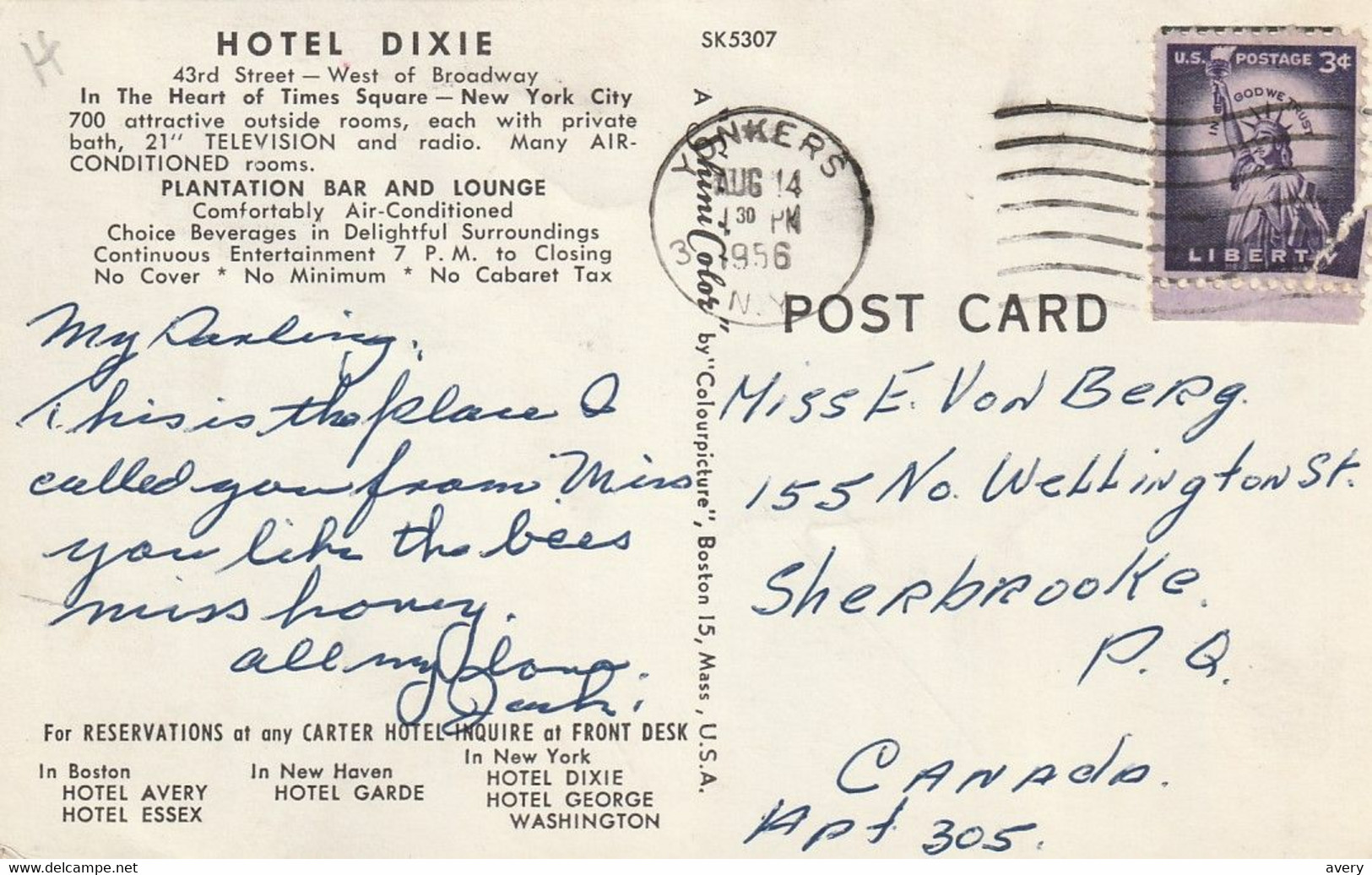 Hotel Dixie, In The Heart Of Times Square, New York City  43rd Street - West Of Broadway - Bar, Alberghi & Ristoranti