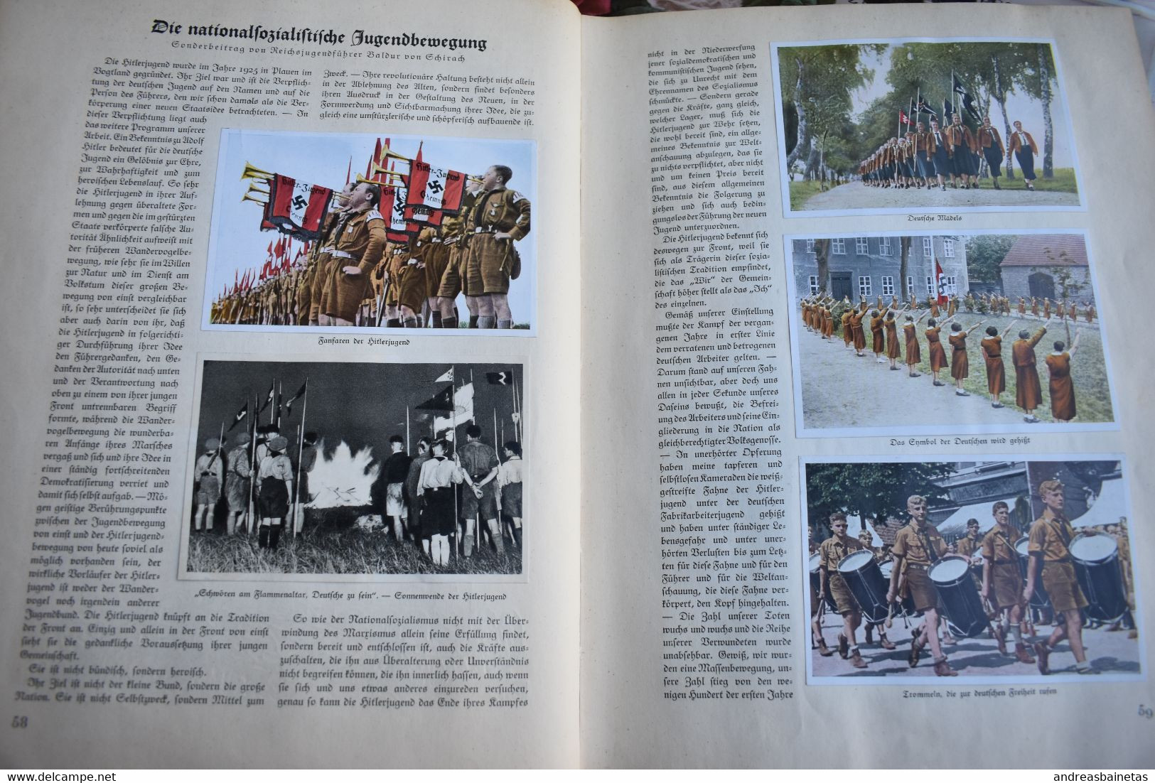 Book Deutschland Erwacht:  GERMANY AWAKES  Werden, Kampf Und Sieg Der NSDAP. - 5. Guerres Mondiales