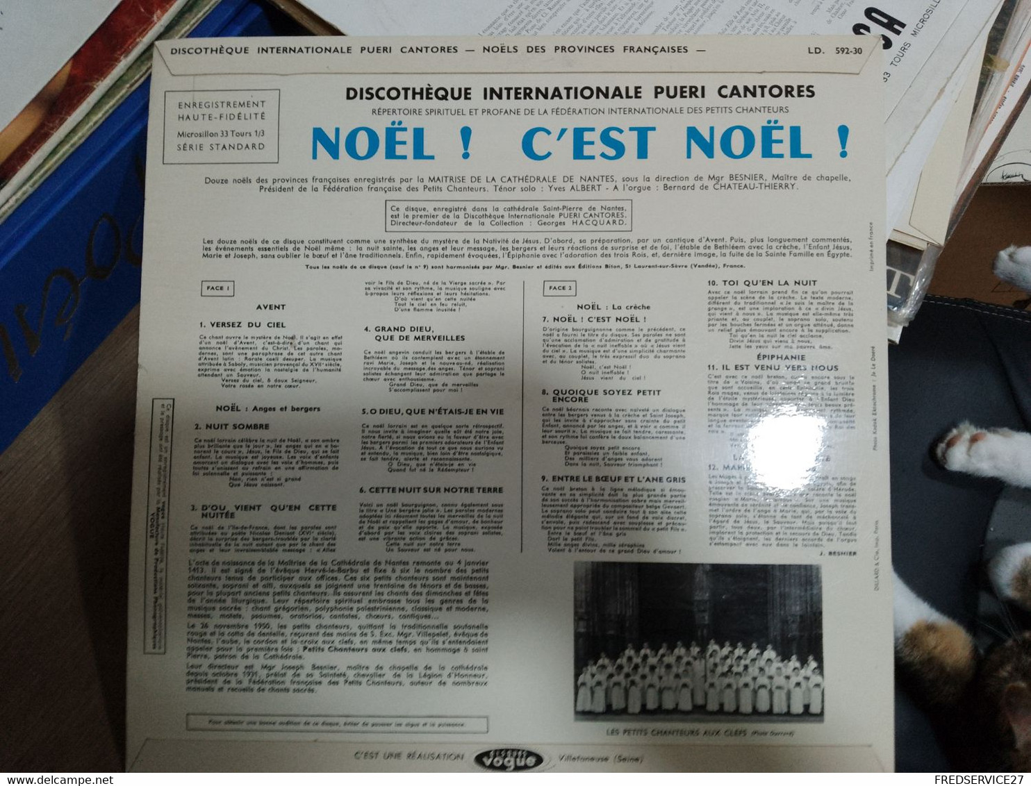 63 //  NOEL ! C'EST NOEL ! NOELS DES PROVINCES FRANCAISE / MAITRISE DE LA CATHEDRALE DE NANTES - Navidad