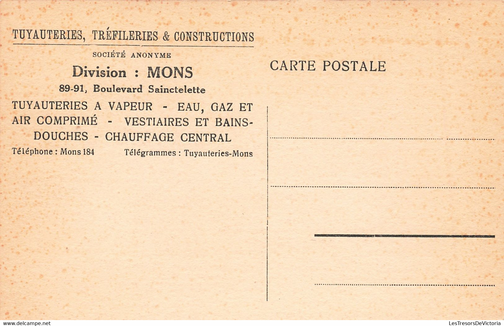 Belgique - Haine saint paul - Tuyauteries tréfileries et constructions - lot de 8 cartes - Carte postale ancienne